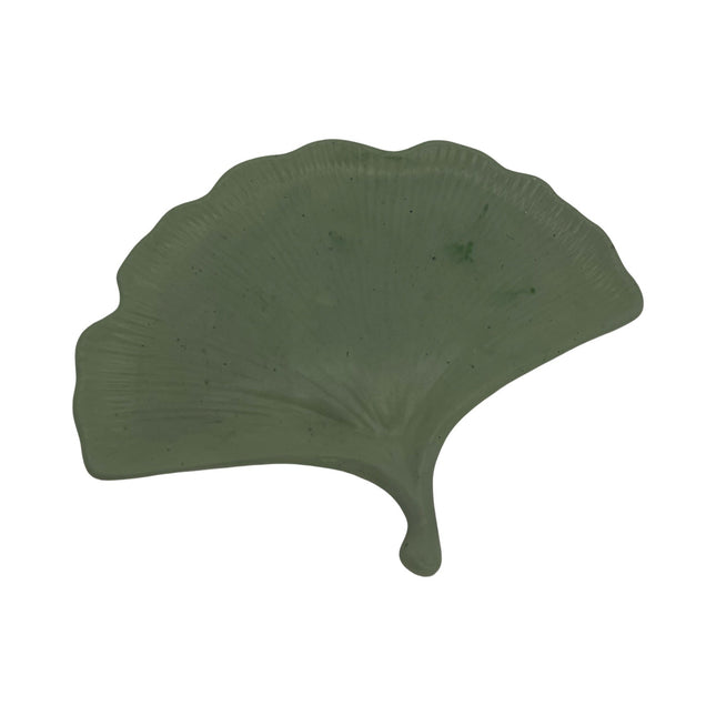 Green Ginkgo Leaf Tray