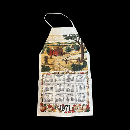 1971 Calendar Apron