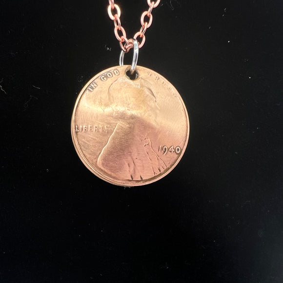 Domed Penny Necklace