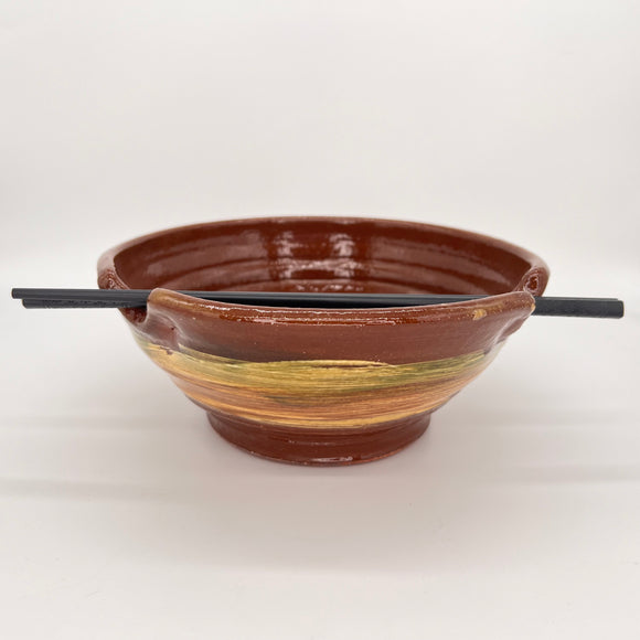 Ramen Bowl with Terracotta Marble