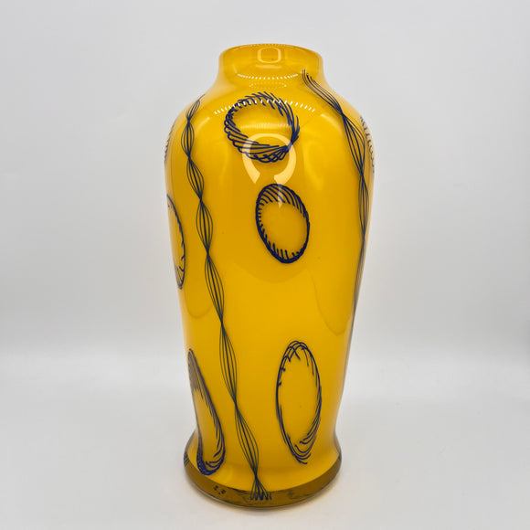 Yellow Cane Murrini Vase