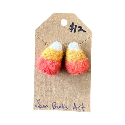 Candy Corn Earrings