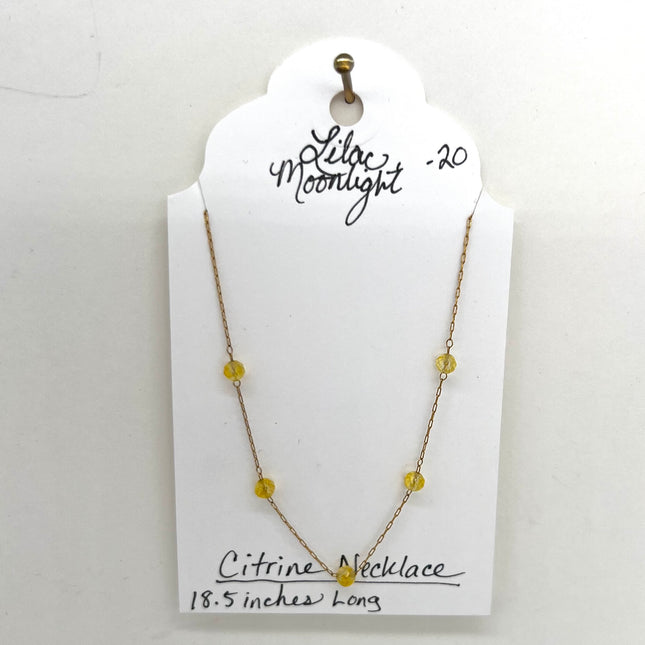 Citrine Necklace
