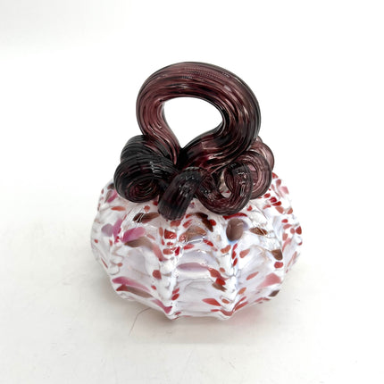 Mini Pink Speckled Pumpkin
