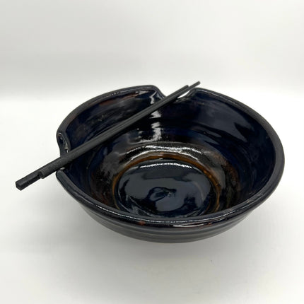 11-Blue & Brown Ramen Bowl