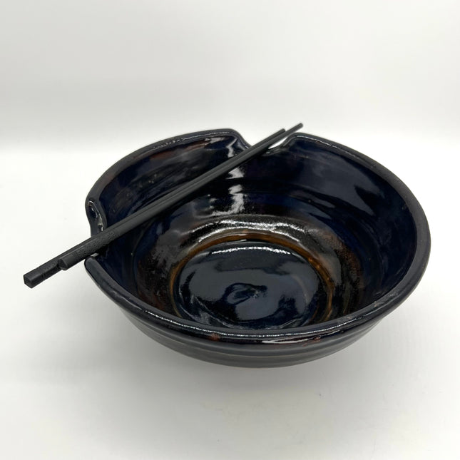 11-Blue & Brown Ramen Bowl