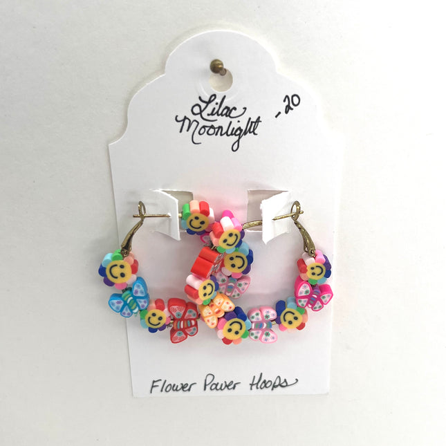Flower Power Hoops