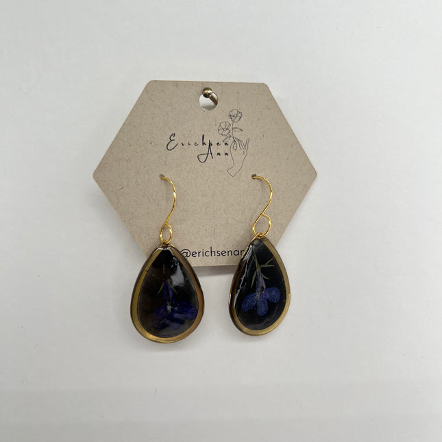 Gold Framed Teardrops