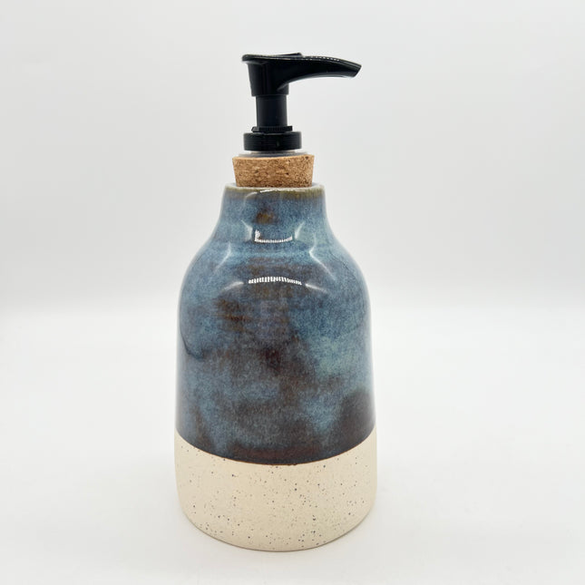 Small Blue Soap Dispenser