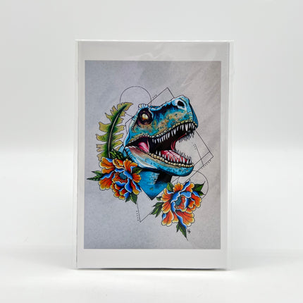 T-Rex Print - 4" x 6"