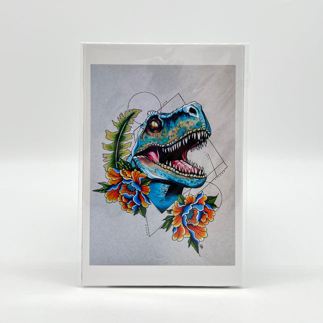 T-Rex Print - 4" x 6"