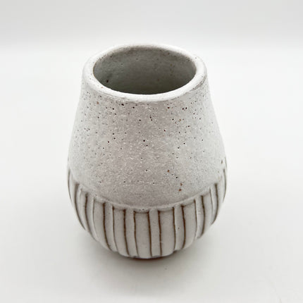 02 | Small White Stripe Vase