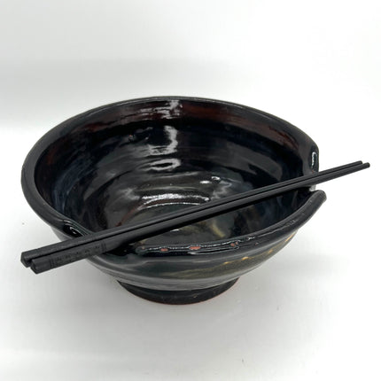12-Blue & Brown Ramen Bowl