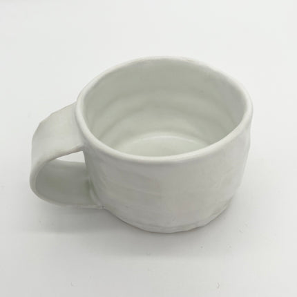 White Coiled Cup
