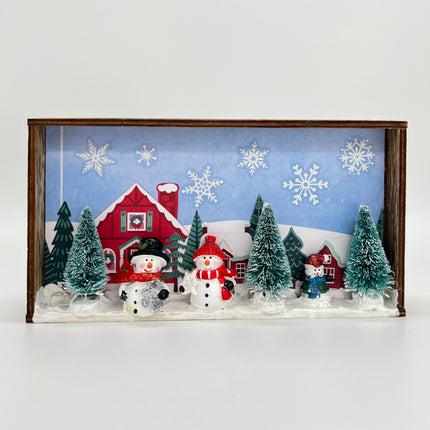 Snowman Winter Scene