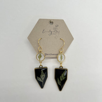 White & Black with Ferns