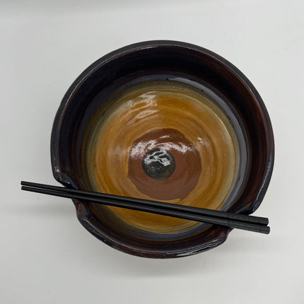 09-Blue & Brown Ramen Bowl