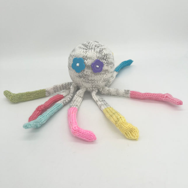 Gray & White Socktopus