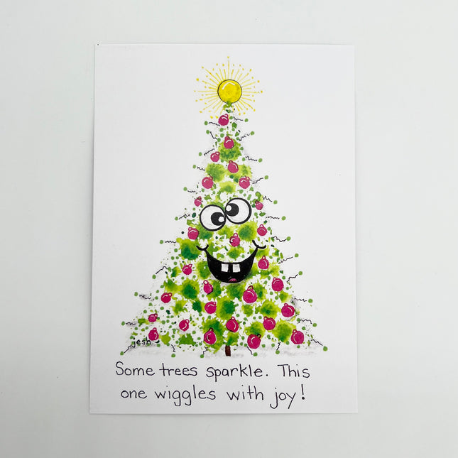 Wiggly Christmas Tree Prints