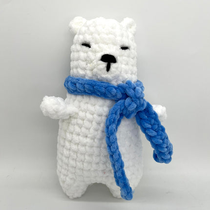Polar Bear - Light Blue Scarf
