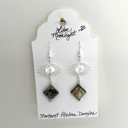 Starburst Abalone Dangles