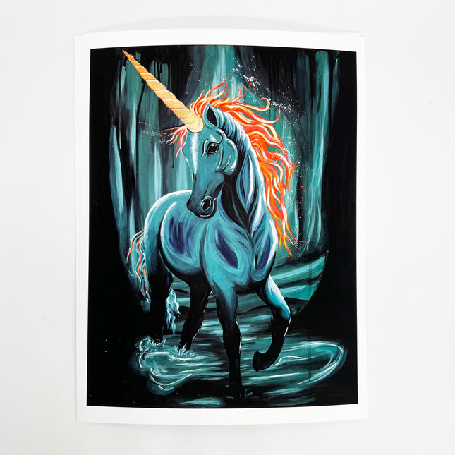 Midnight Guardian Print - 9" x 12"