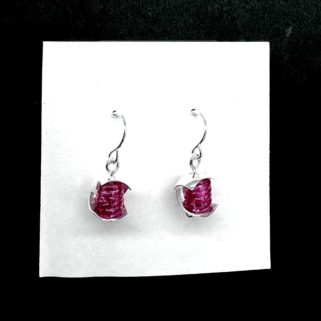 Pink Lantern Earrings