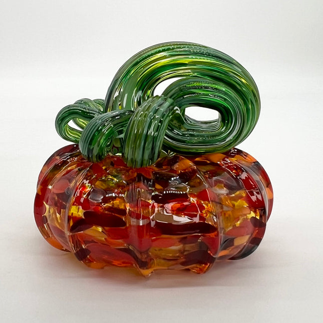 Mini Amber Speckled Pumpkin