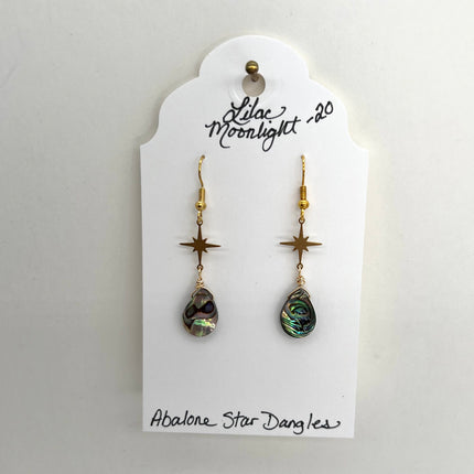 Abalone Star Dangles
