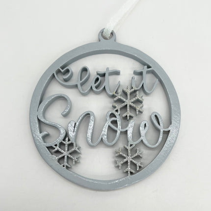 Let It Snow Ornament