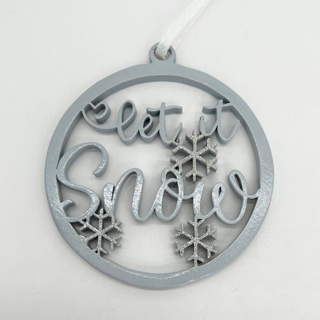 Let It Snow Ornament