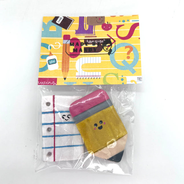 Paper & Pencil Magnet Set