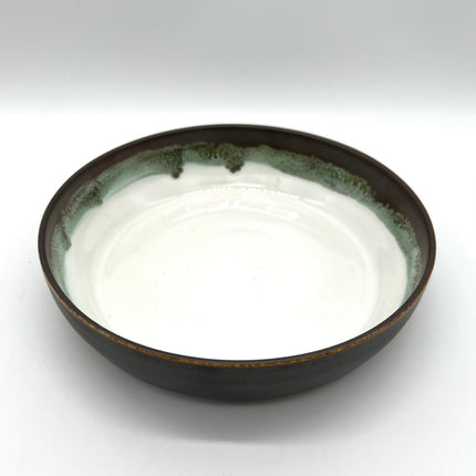 Walnut & White Bowl