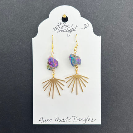 Aura Quartz Dangles