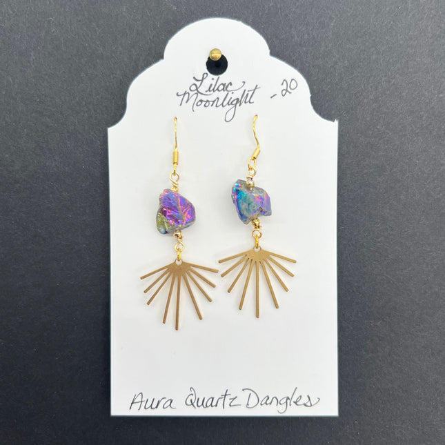 Aura Quartz Dangles