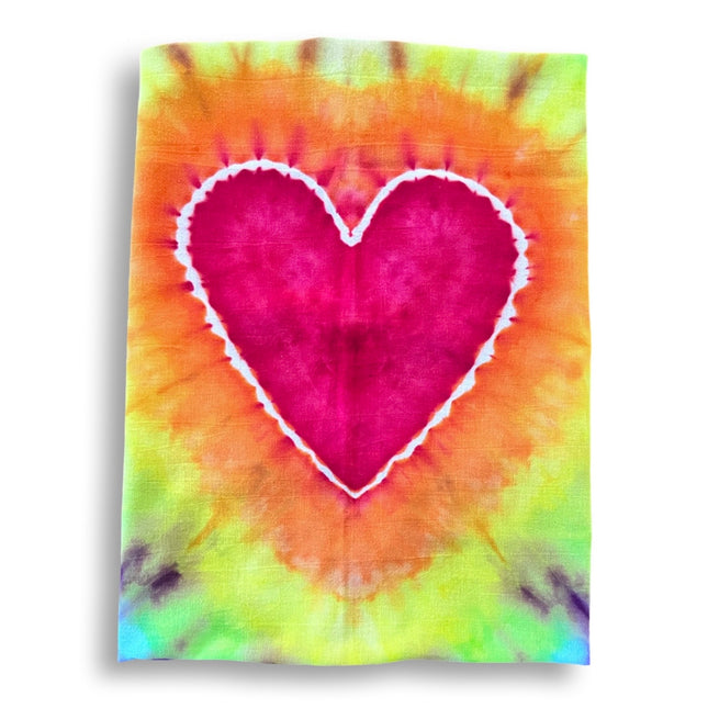 56 | Red Heart Rainbow Towel