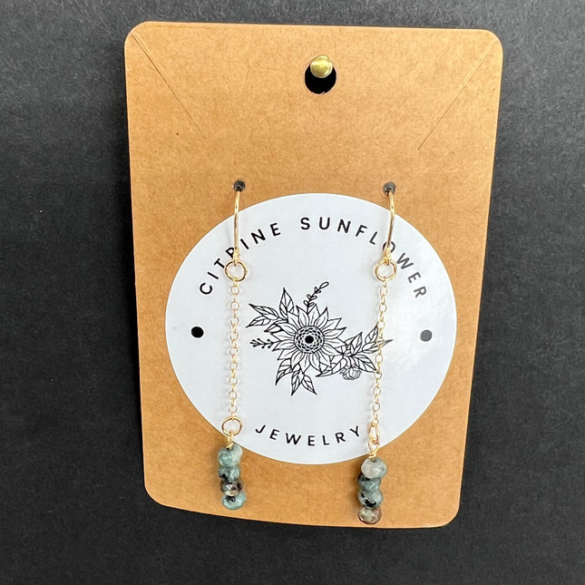 Jasper Dangle Earrings