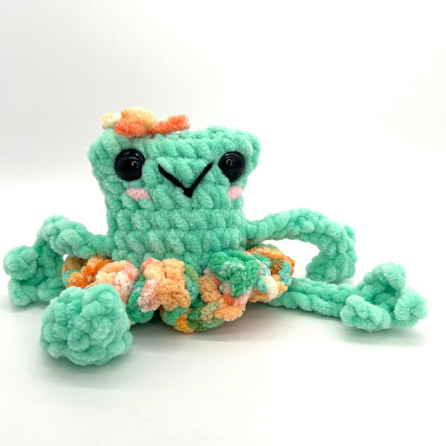 Leggy Frog Green with Skirt