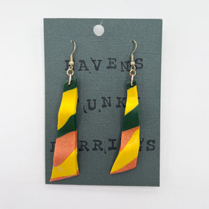 Yellow/Green/Orange Earrings