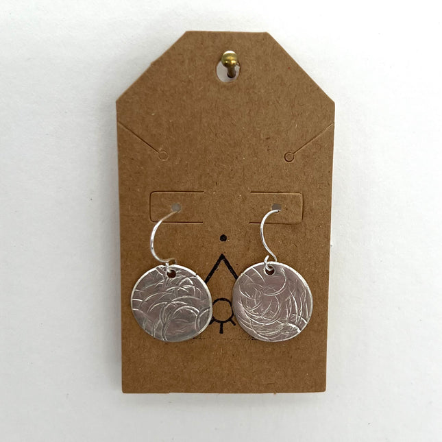 Minimalist Silver Discs