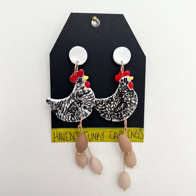 Hens Laying Eggs