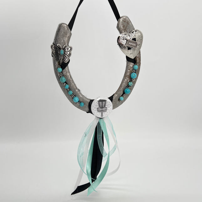Silver Disc Golf Horse Shoe