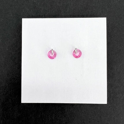 Pink Li'l Donut Earrings