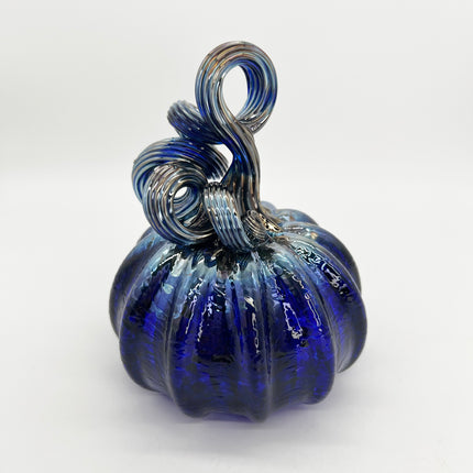 Metallic Blue Pumpkin - Big