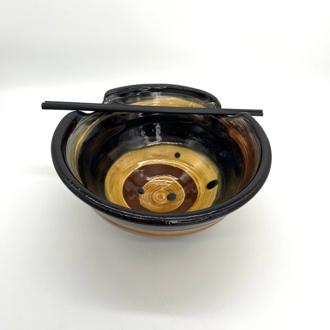 07-Blue & Brown Ramen Bowl