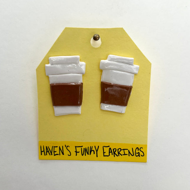 Coffee Cup Earrings
