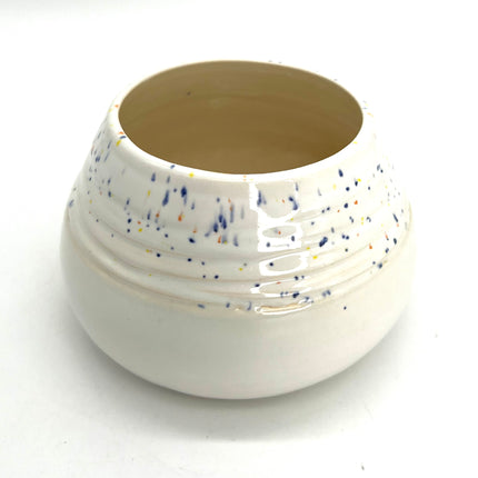 White Confetti Planter