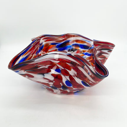 Red & Blue Floppy Bowl