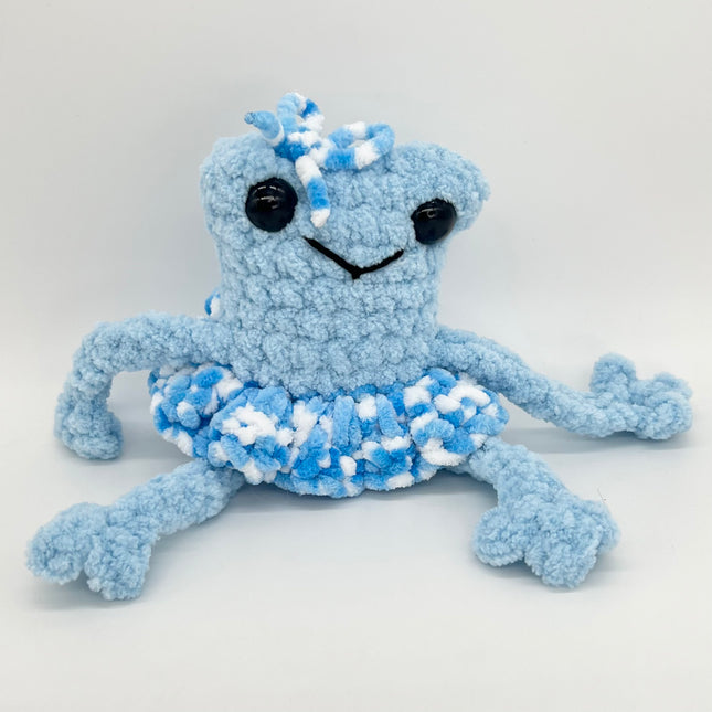 Leggy Frog - Blue Skirt