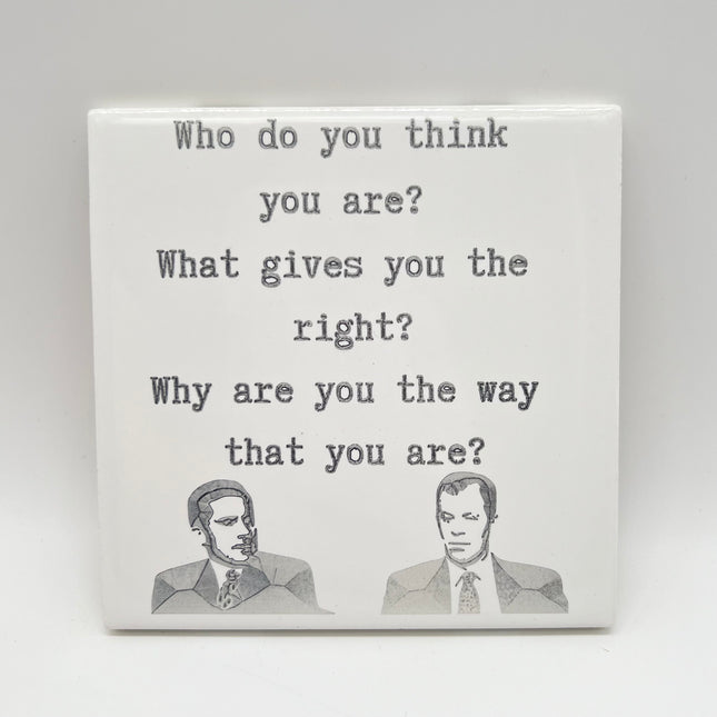 Michael and Toby Coaster
